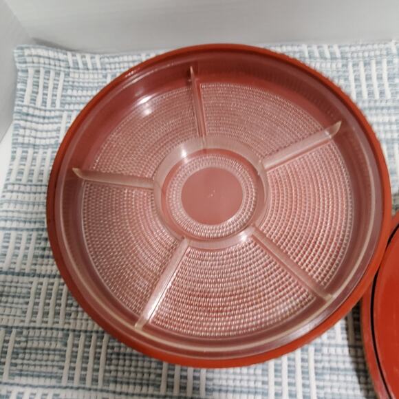 Vintage Japan Laquerware Lidded Dish Bowl Sectioned Tray Removeable 11.5 Asian - Picture 14 of 16